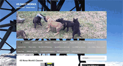Desktop Screenshot of k9sniffworks.com