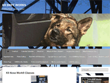 Tablet Screenshot of k9sniffworks.com